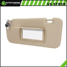 Left Driver Side Sun Visor Beige With Sunroof For 2009-2014 Nissan Murano Left Driver Side Sun Visor Beige With Sunroof For 2009-2014 Nissan Murano
