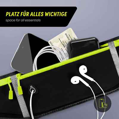 Handy Lauf Gürtel für vivo X200 Sport Hülle Joggen Fitness Sportgurt Bauchtasche