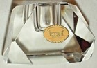 VINTAGE SINGLE CANDLESTICK HOLDER POSSEIL KRISTALL 2"  HAND CUT CRYSTAL POLAND — photo 6