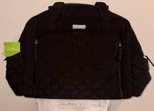 VERA BRADLEY Make A Change Baby Diaper Bag CLASSIC BLACK Microfiber NWT 12879