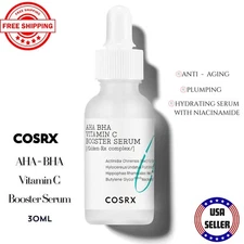 COSRX Refresh AHA BHA Vitamin C Booster Serum, 1.01 fl oz (30 ml)