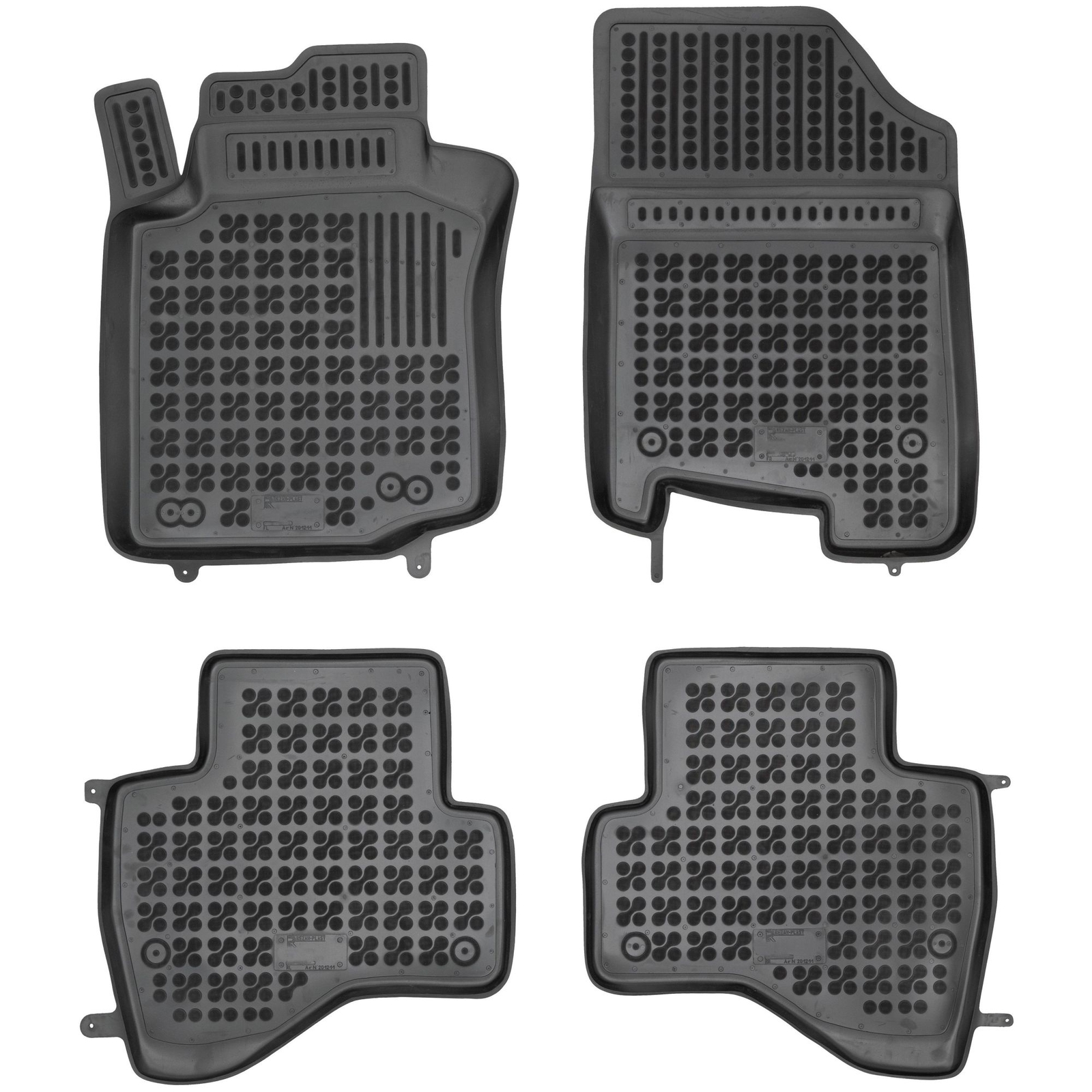 Tapis de sol voiture Rezaw-Plast idéal pour Peugeot 107 trajets quotidiens