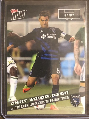 Chris Wondolowski - MLS Topps Now NOW CARD 32 - PRINT RUN QTY: 41 CARDS
