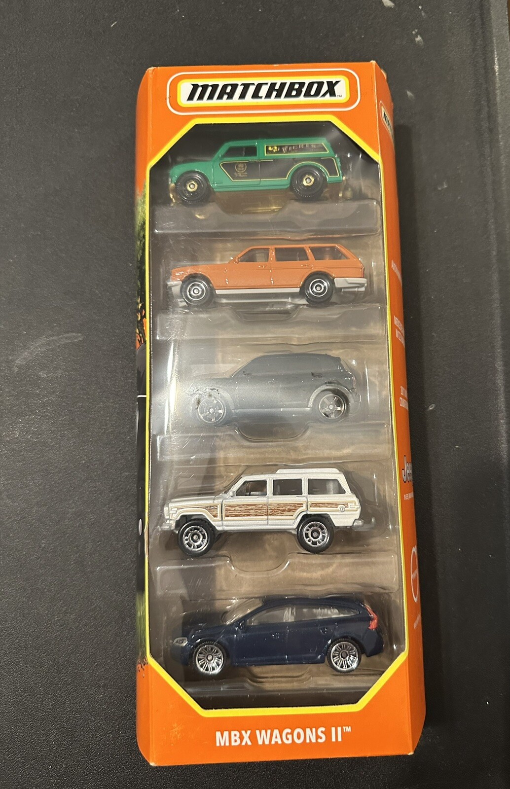2023 MATCHBOX MBX WAGONS II 5 PACK MULTIPACK - AUSTIN MERCEDES JEEP VOLVO