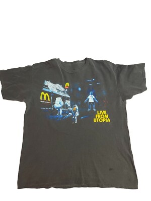 Travis Scott x McDonalds Live From Utopia Graphic T-Shirt Size 2XL