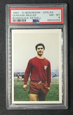 Carte De Collection Gerd Müller - FC Bayern Munich - Bergmann 1970 - Vintage
