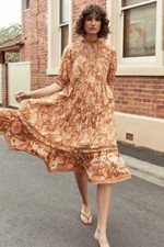 Spell and the Gypsy Collective Anne midi boho floral printed gown S