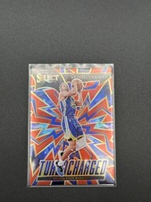 2021-22 Panini Select Stephen Curry Prizm Turbocharged Red & Blue