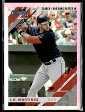 2019 Donruss #62b J.D. Martinez Career Stat Line : #/500