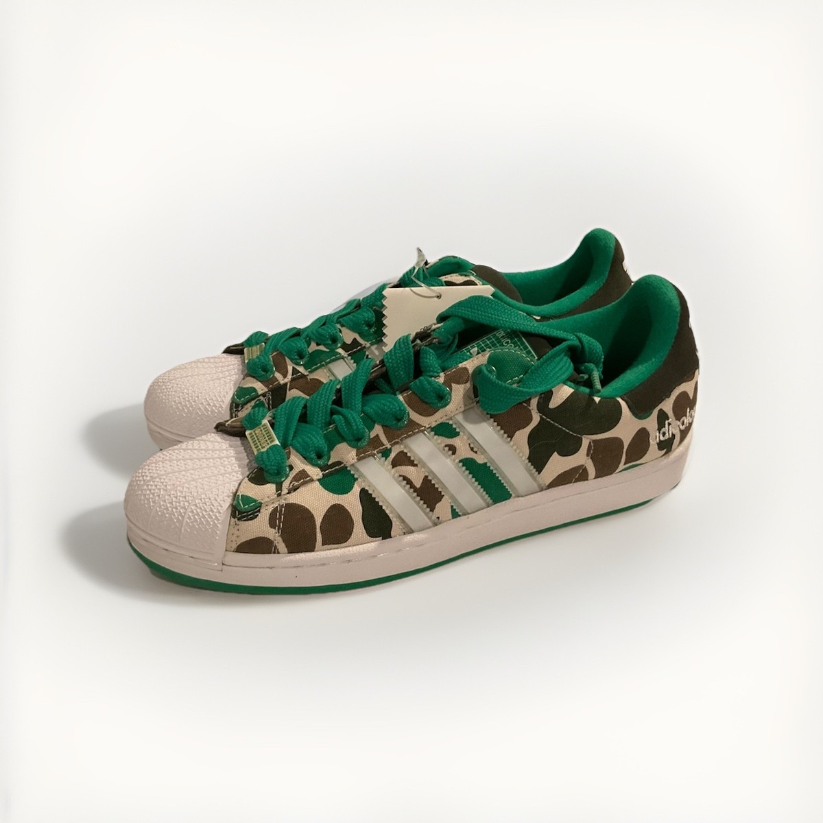 adidas gazelle silver green womens Adidas Superstar 82 Sneakers White/Dark Green Classic Cream Shell Toe   