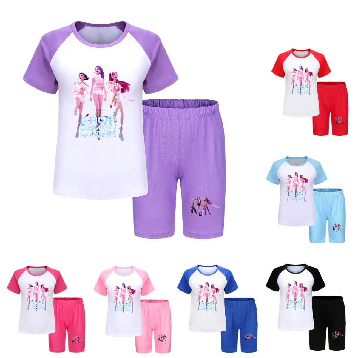 T-shirts Kpop Demon Hunters, Jinu Manga Shirts, Chemise Coréenne Pour Super Filles Saja Girls, T