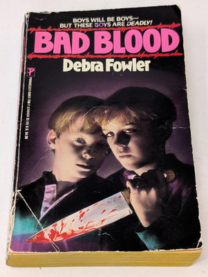 Bad Blood by Debra Fowler Pinnacle 1993 Vintage Horror Paperback From Hell Kids