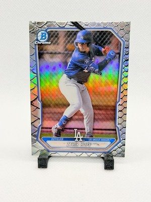 2026 Bowman Chrome Zyhir Hope Reptilian Refractor #BCP-86 Dodgers