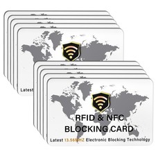 10 Pack RFID Blocking Card NFC Contactless Debit/Credit Card ATM Passport Pro...