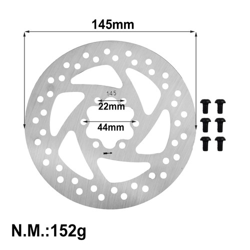 Long lasting 145mm Brake Disc for Electric Scooters and Mountain Bikes - Picture 2 of 24
