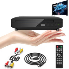 Mini DVD Player Tragbar Für Fernseher Mit HDMI/RCA Kabel HD 1080P CD Player Für 