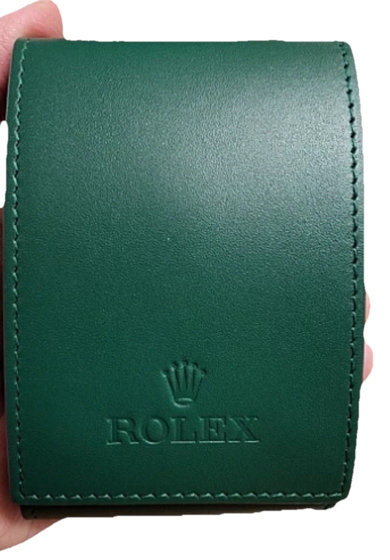 Rolex Case Leather Travel Pouch