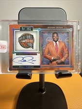 2023-24 Panini Noir Hall of Fame Ceremonial Orange 14/49 Paul Pierce Auto