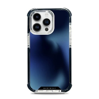 Handyhülle für iPhone 14 Pro Max mit Magnet Mobiwear Case Cover Etui Dunkelblau