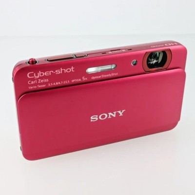 Sony Cyber-shot DSC-TX55 Digital Camera Red 5x Optical Zoom 16.2