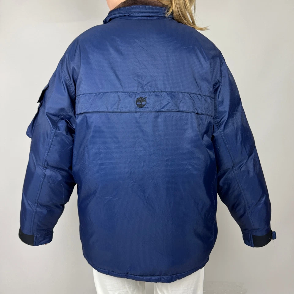 y2k Timberland thick puffer winter jacket Medium M - Image 2 of 4