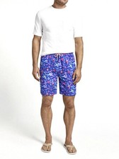 Peter Millar Seaside Moon Jellies Men  s Sz Medium Swim Trunks Shorts