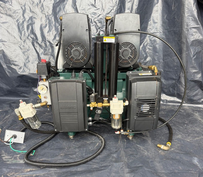 RamVac Osprey OSP23B Dental AirCompressor - Dual Gast OF1201 Pumps - 230V