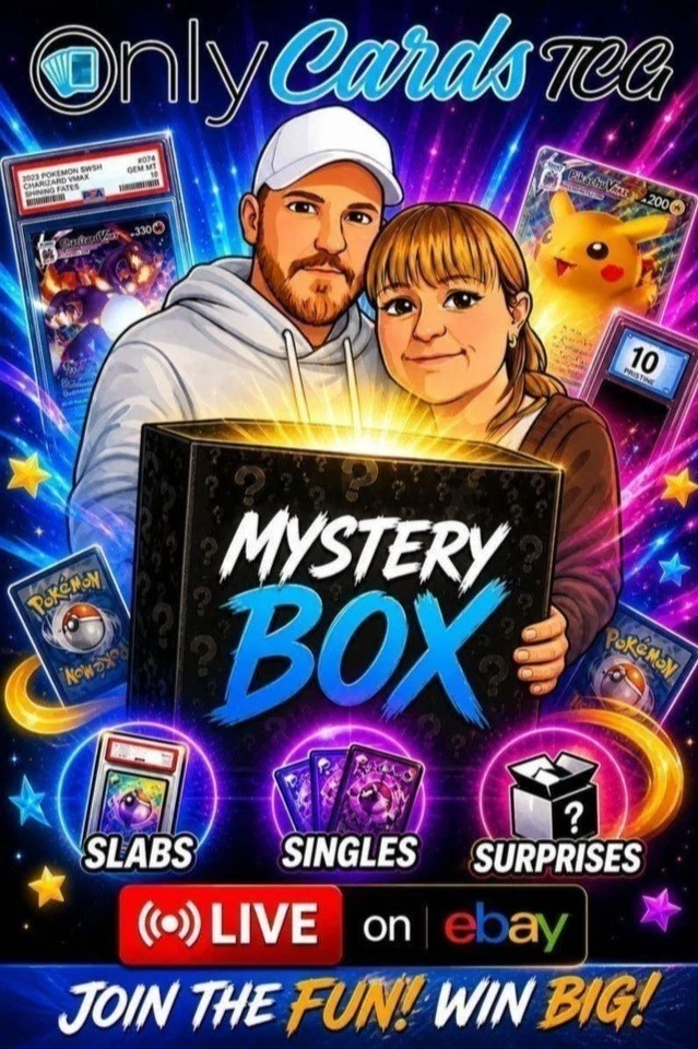 OnlyCardsTCG Pokemon Stream *Mystery Boxes* Suprise Sunday