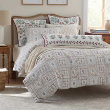 The Company Store Rifle Paper Co Lottie Percale Duvet Cover