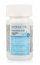 Nemacor Plus G.I. Support Supplement for Cats Vanilla/Yeast. 12 Ct Bottle 2027