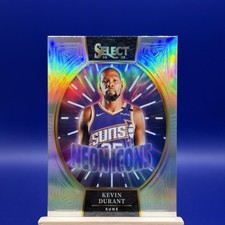 2024-25 Panini Select - Neon Icons Kevin Durant #11 Silver Prizm