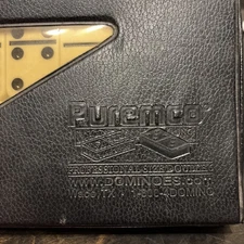 Vtg Puremco Professional Size Double 6 Dominoes Made In USA WACO TX