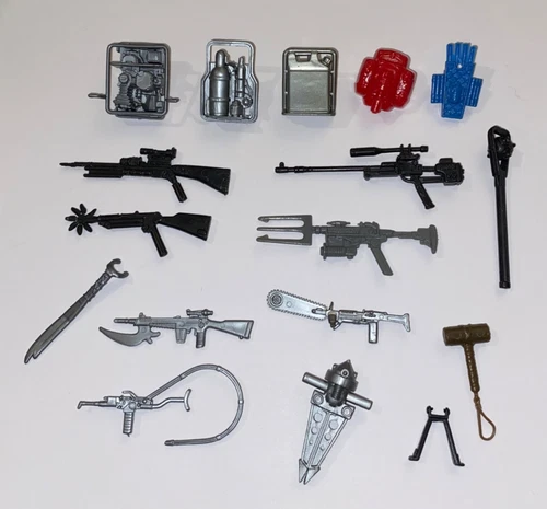 G.I. GI JOE DREADNOK WEAPONS PARTS LOT #12 Zanzibar Buzzer Gnawgahyde FREESHIP