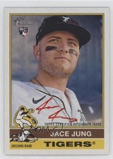 2025 Topps Heritage Real One Special Edition Red Ink 30/76 Jace Jung Auto 5i3
