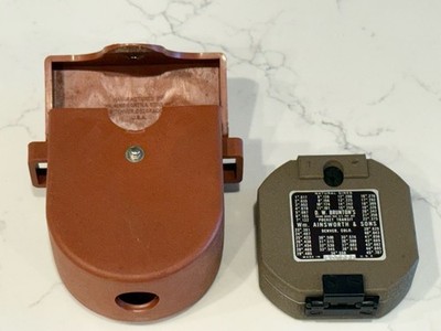 D.W. Brunton's Wm Ainsworth & Sons Pocket Transit With Plastic Case