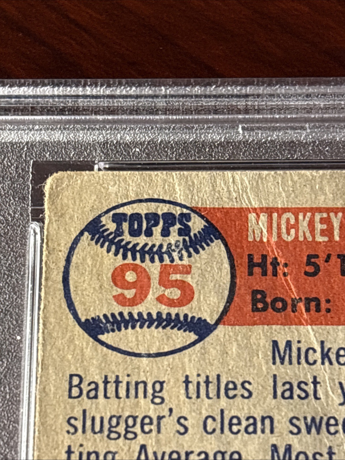 Mickey Mantle “1957 Topps” PSA PR 1 🔥🔥🔥 view 3
