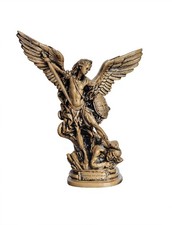 Statua di San Michele Arcangelo, 37cm.