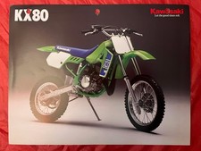 Used 1979-1980 Kawasaki KX80 Motorcycle Owners Service Manual
