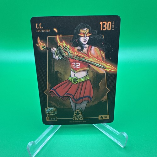 2024 Bo Jackson Battle Arena Caitlin Clark C.C. First Edition Fire Foil BF-43