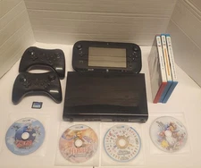 Nintendo Wii U Console 32GB, 2 Pro Controllers, 7 Games - Zelda, Mario + More