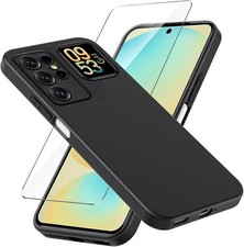 For Oukitel C68 PLUS phone Case, Slim Gel Cover & Glass Screen Protector