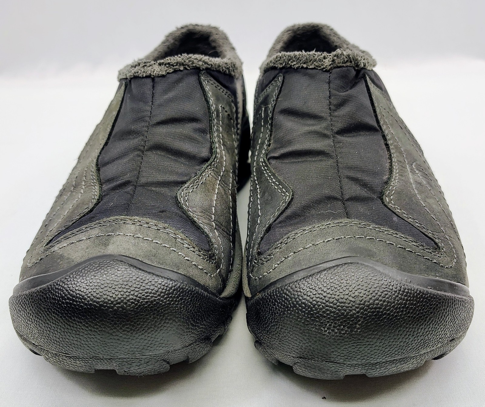 Zoccoli scarpe KEEN DRY donna taglia 7 invernali slip on nero grigio impermeabili isolati