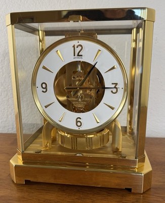 Vintage Jaeger LeCoultre Atmos Clock Caliber 528-8 Swiss Works Please Read
