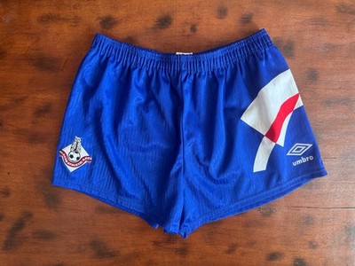 Oldham Athletic 1991/1993 Heim Fußball Shorts Umbro Größe S Erwachsene