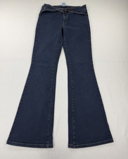 Vintage Tommy Hilfiger Low Rise Flared Dark Wash Jeans Size 5 Retro Festival Y2K