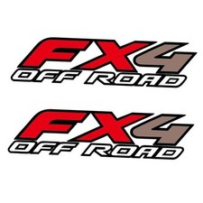 Set of 2 PCS FX4 Off Road Decals Stickers Compatible with F150, F250 and F350,