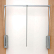 Appendiabito Saliscendi Grigio per Armadio Originale Cm 77-120