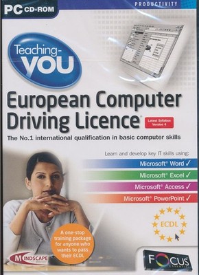 Europäischer Computerführerschein (PC-SOFTWARE) neu & versiegelt - kostenloser Versand im Vereinigten Königreich