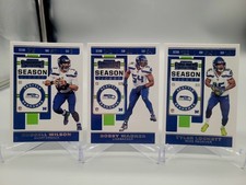 2019 CONTENDERS RUSSELL WILSON BOBBY WAGNER TYLER TEAM CARD SET SEAHAWKS NFL