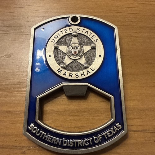 U.S. Marshals Southern District Texas Bottle Opener